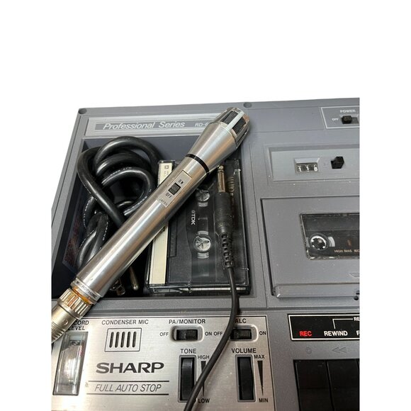 Vintage Sharp RD-680V Professional Series Cassette Recorder PlayerTested WORKING - Picture 3 of 16